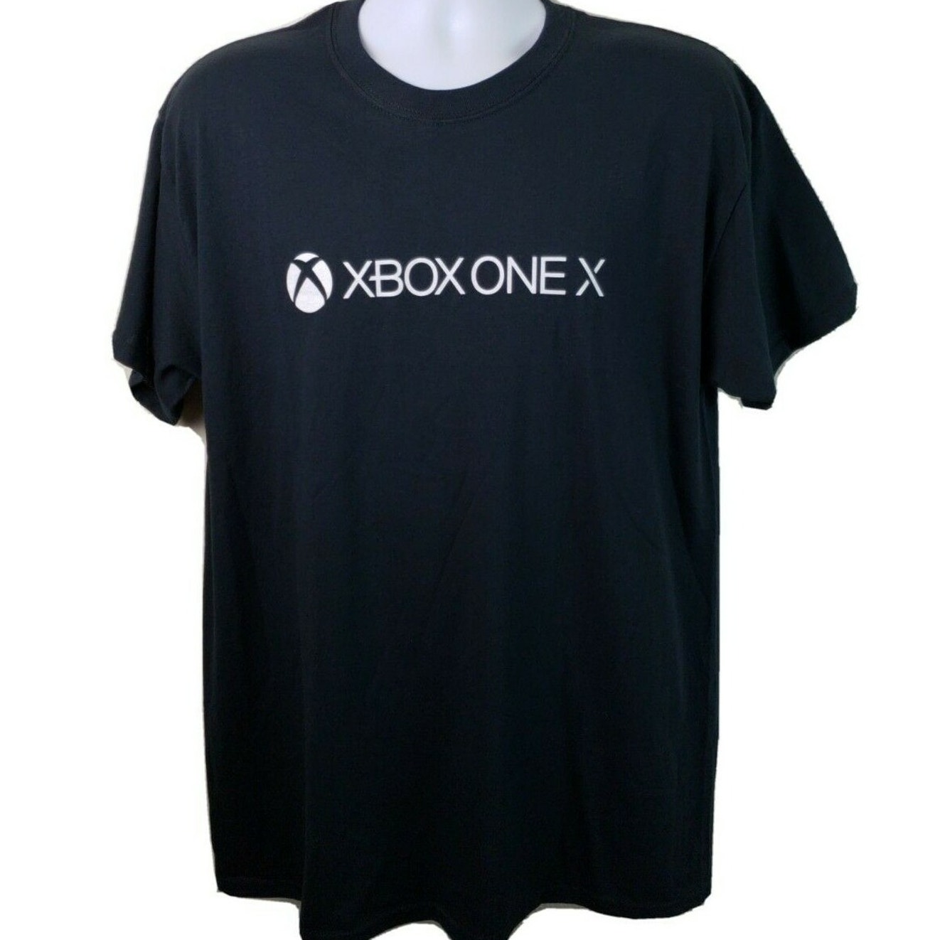 Xbox One X Video Game Console Black Tshirt Size Large